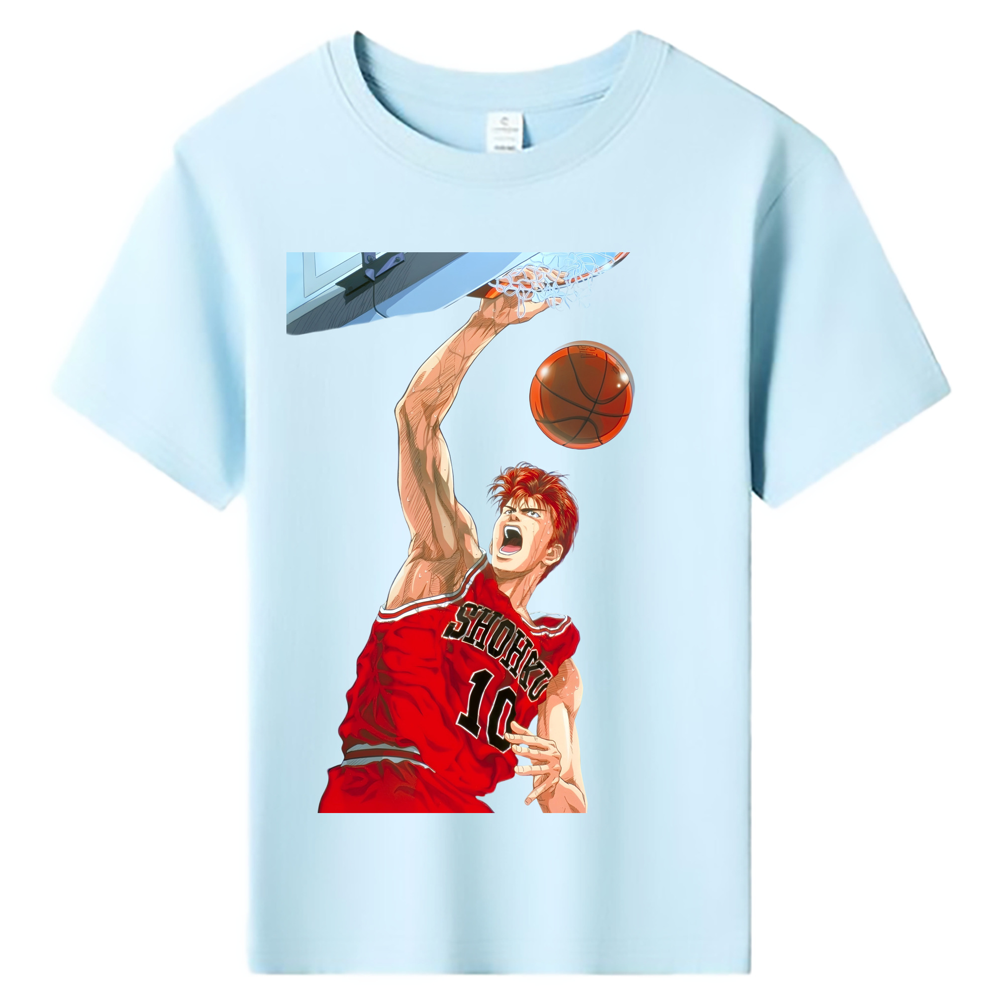 （画像用） SLAM DUNK／スラムダンク 綿100％キッズTシャツ（フロントプリント）